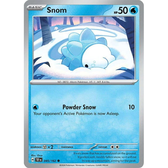 Pokemon Scarlet & Violet Temporal Forces Common Snom #45