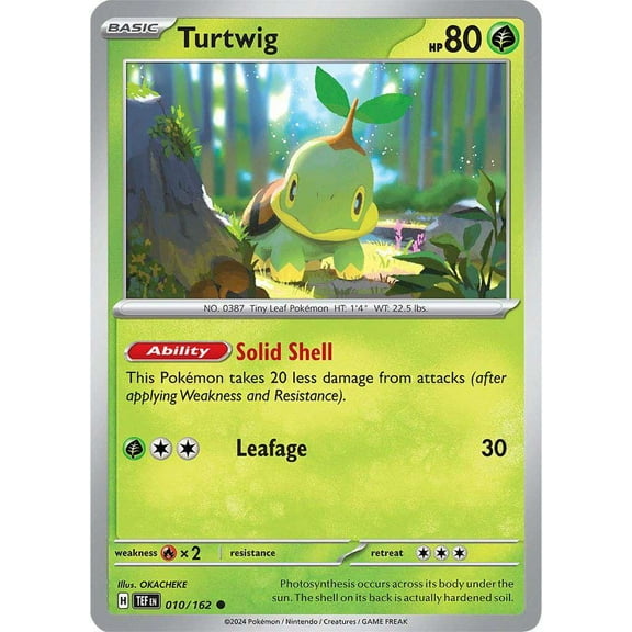 Pokemon Scarlet & Violet Temporal Forces Common Turtwig #10