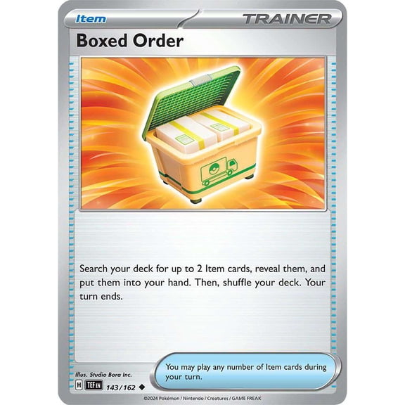 Pokemon Scarlet & Violet Temporal Forces Uncommon Boxed Order #143