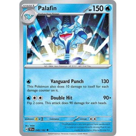 Pokemon Scarlet & Violet Temporal Forces Uncommon Palafin #49