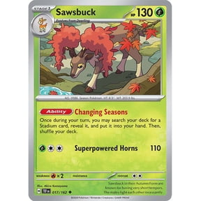 Pokemon Scarlet & Violet Temporal Forces Uncommon Sawsbuck #17