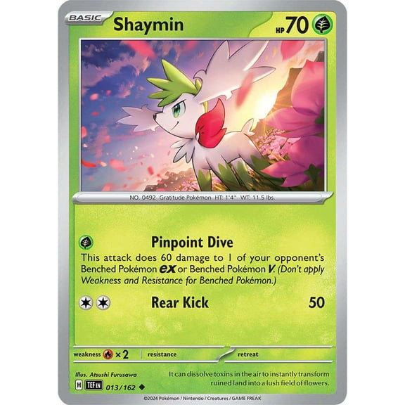 Pokemon Scarlet & Violet Temporal Forces Uncommon Shaymin #13