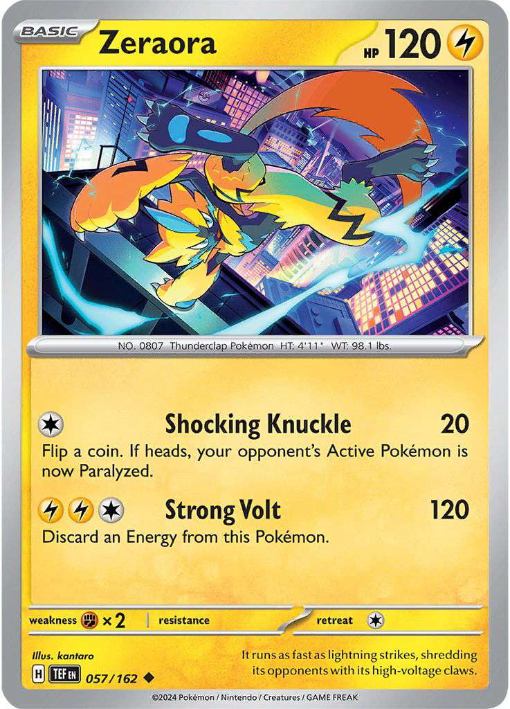 Zebstrika Pokemon Card