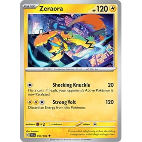 Pokemon Scarlet & Violet Temporal Forces Uncommon Zeraora #57