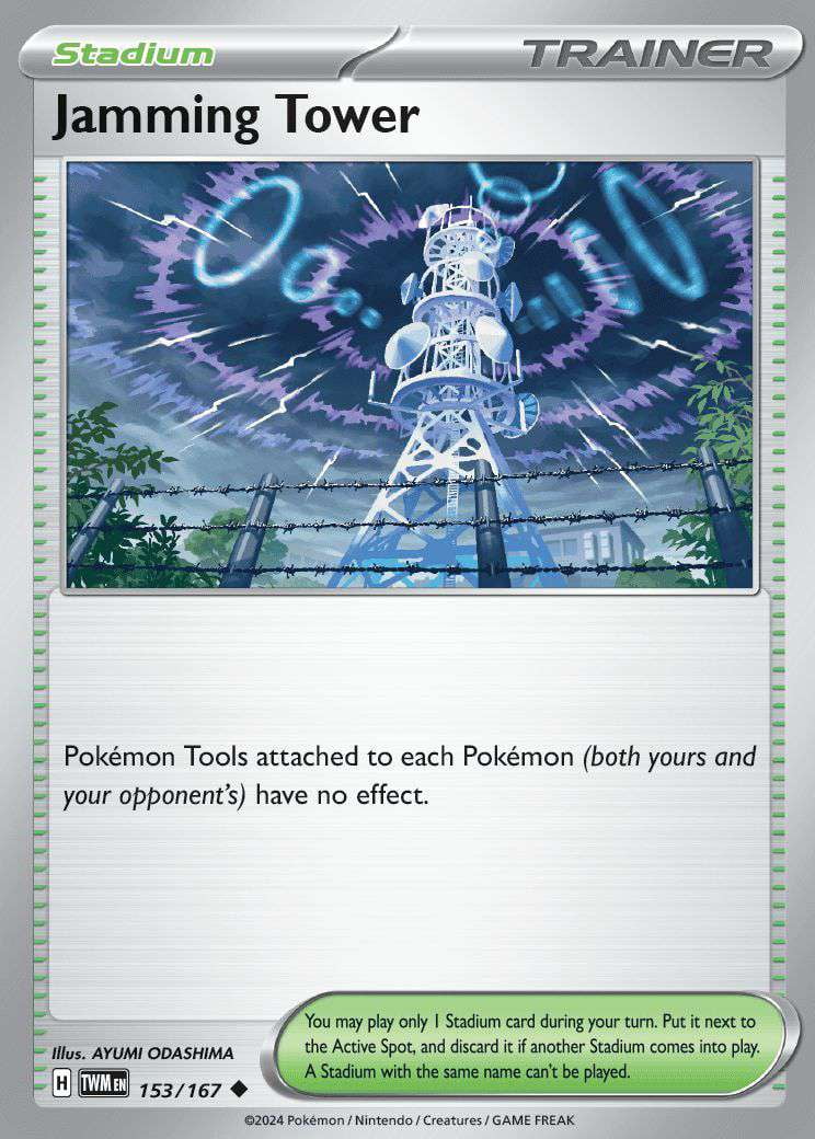 Pokemon Scarlet & Violet Twilight Masquerade Uncommon Jamming