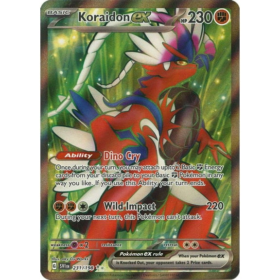 Pokemon Scarlet & Violet Base Set Ultra Rare Koraidon ex #231