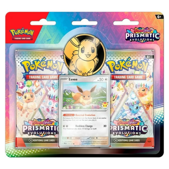 Pokemon Scarlet and Violet 8.5 Prismatic Evolutions 2-Pack Blister