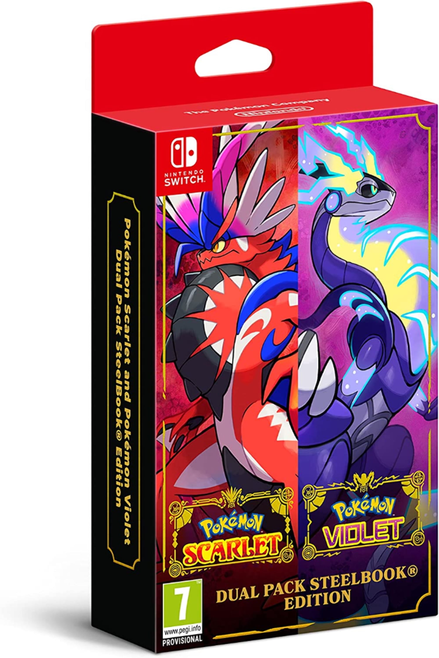 Pokemon Scarlet and Violet SteelBook Edition, Dual Pack, Nintendo