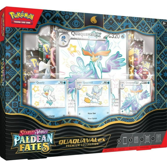 Pokemon Scarlet and Violet Paldean Fates Ex Premium Collection Quaquaval