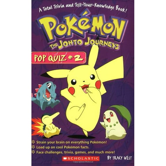 Pre-Owned Pokemon: Pop Quiz 2 (Paperback) 0439412927 9780439412926