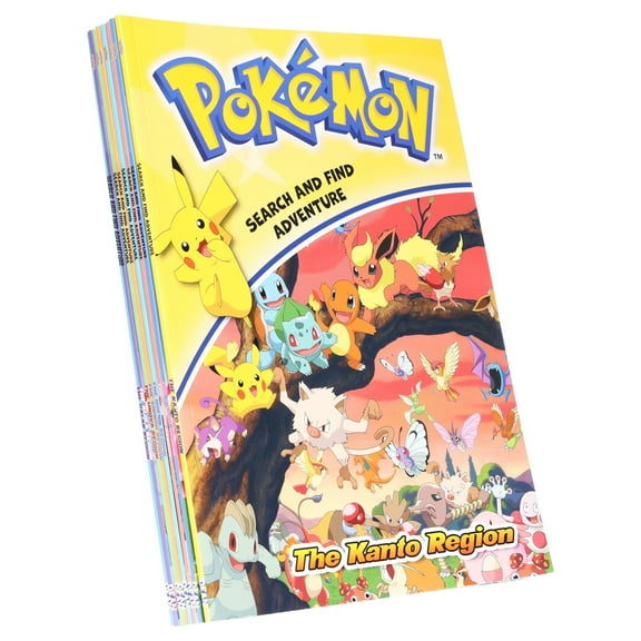 Pokemon Search and Find Adventure 8 Books Collection Set - Ages 4+ - Paperback