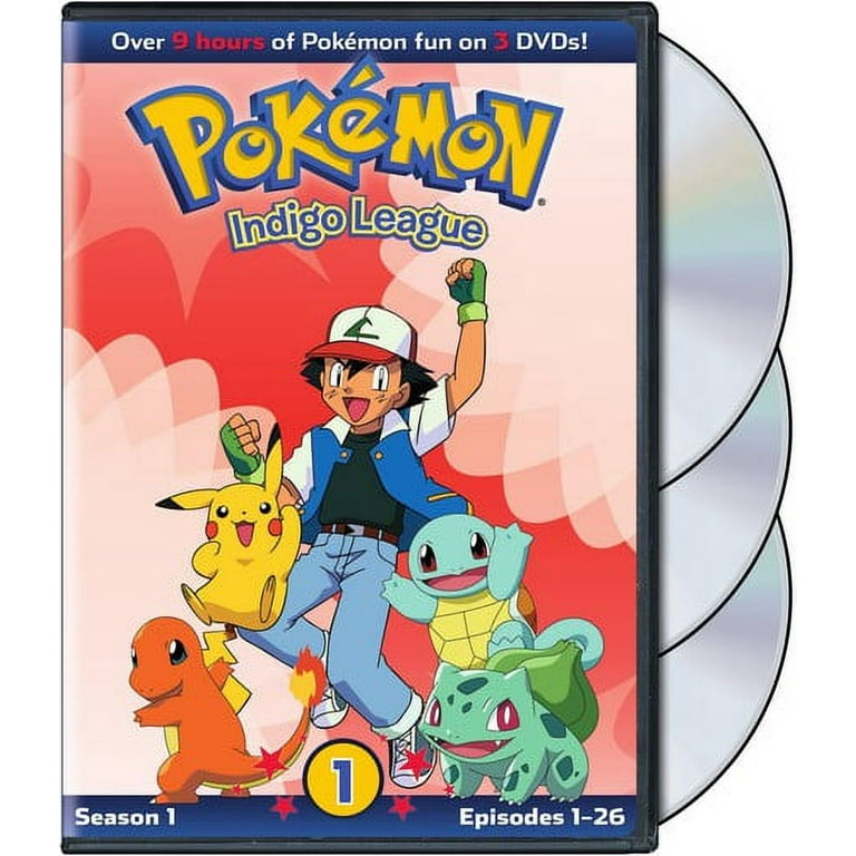 Dvd Pokemon 1ª Temporada Liga Indigo Dublado