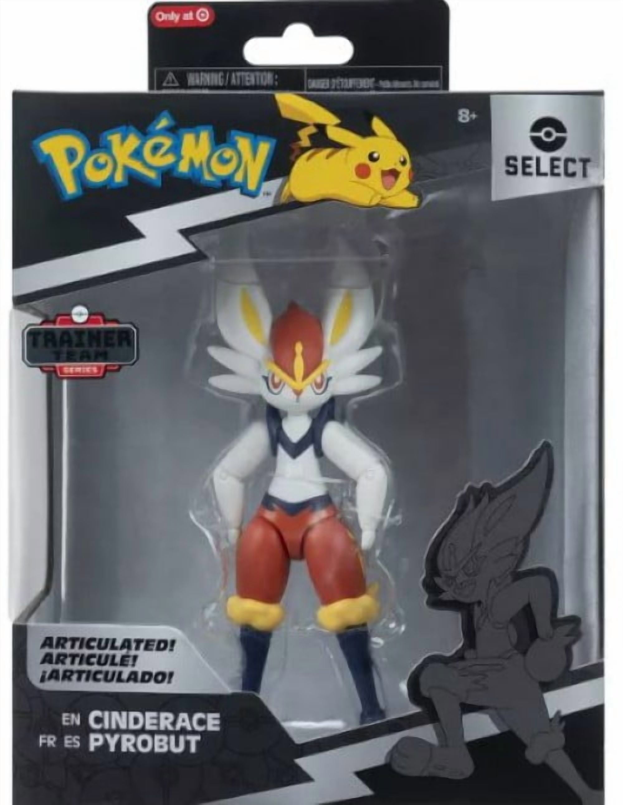 Pokémon Select Cinderace Articulated Action Figure by Jazwares – 6