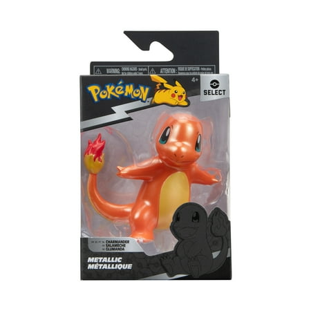 Jazwares - Pokemon Select - 3" Metallic Figure - Charmander
