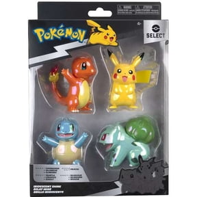 Pokemon Select Battle Action Figure 4 Bulbasaur Squirtle Charmander Pikachu New