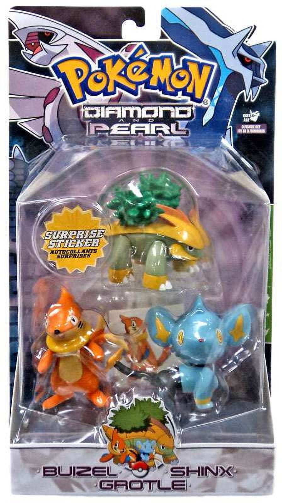 Pokemon Series 3 Buizel, Shinx & Grotle Figure 3-Pack - Walmart.com