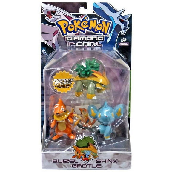 Pokemon Series 3 Buizel, Shinx & Grotle Figure 3-Pack