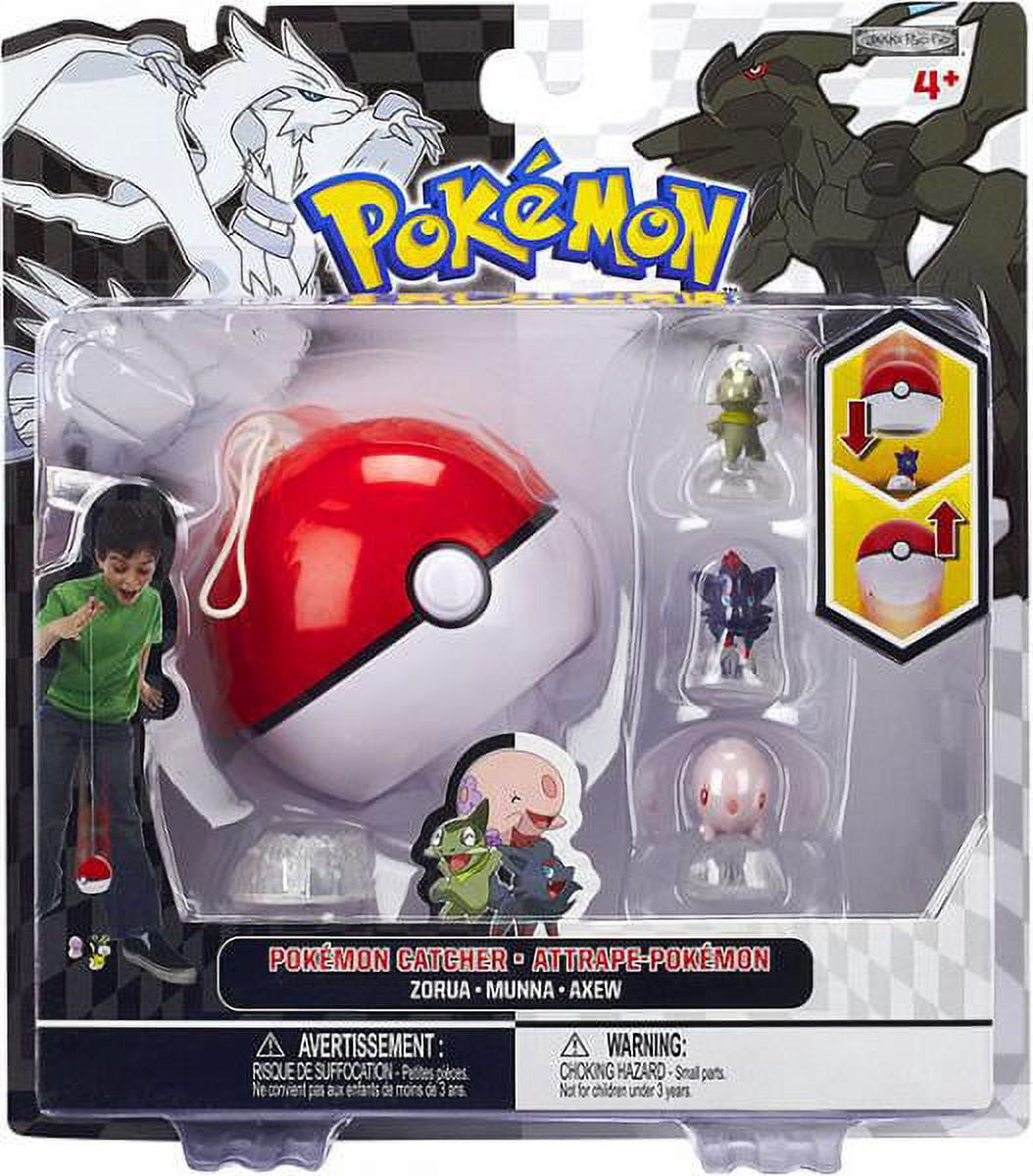 Pokemon Series 3 Catcher Zorua, Munna & Axew Figure 3-Pack - Walmart.com