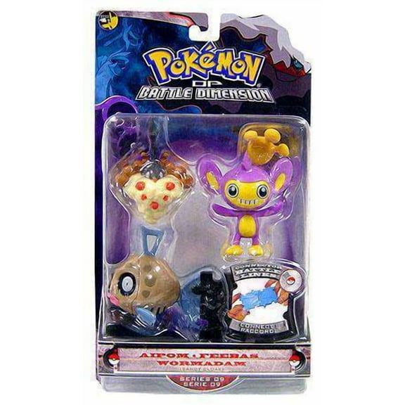 Pokemon Series 9 Aipom, Feebas & Wormadam (Sandy Cloak) Figure 3-Pack