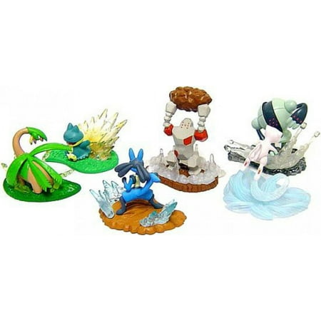 Pokemon Set of 6 Action Battlers Mini Figures