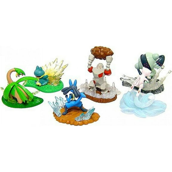 Pokemon Set of 6 Action Battlers Mini Figures