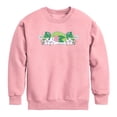 thumbnail image 1 of Pokemon - Shaymin Floral - Youth Boys Crew Fleece Sweatshirt, 1 of 3