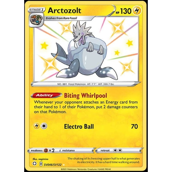 Pokemon Shining Fates Arctozolt SV046