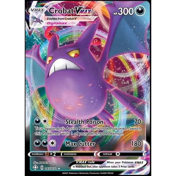 Pokemon Shining Fates Crobat VMAX #45