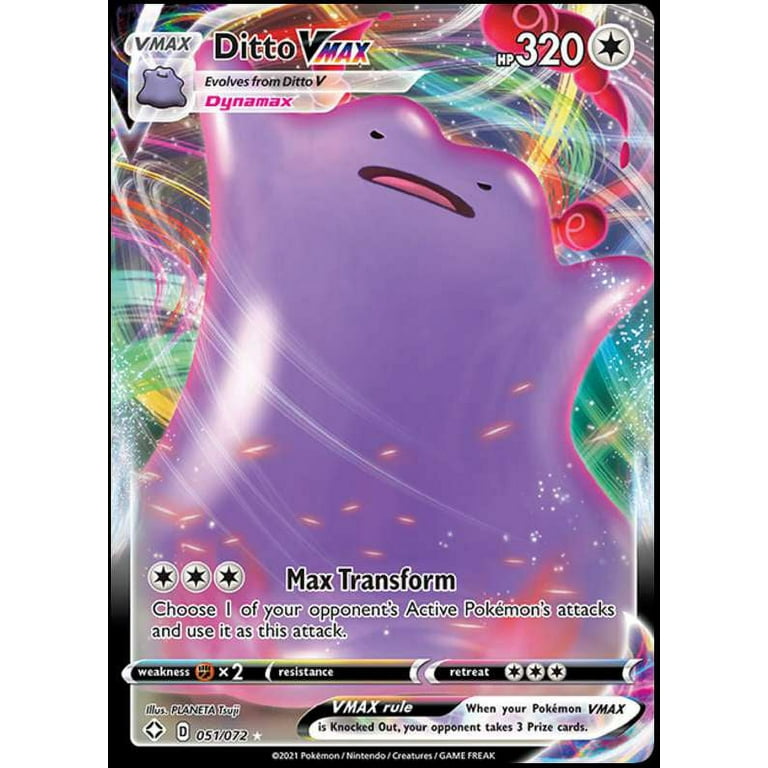 Pokemon Shining Fates Ditto VMAX #51 - Walmart.com
