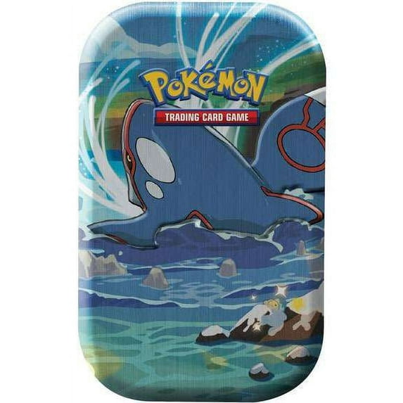 Pokemon Shining Fates Kyogre & Shiny Snom Mini Tin Set (2 Booster Packs & Coin)