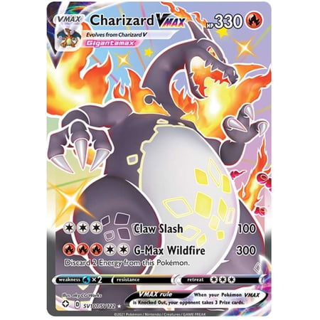 Pokemon Shining Fates Shiny Rare Charizard VMAX SV107
