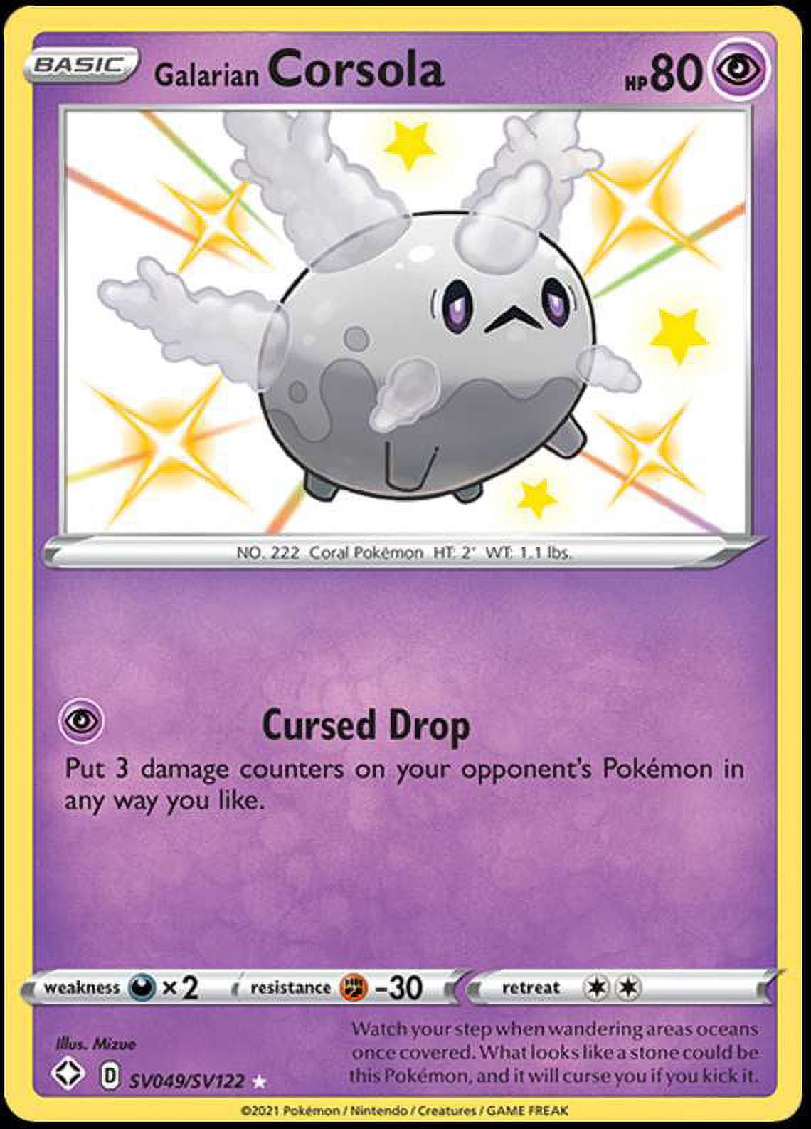 pokemon card corsola (37/115) (Stamped) [EX: Unseen Forces] Common Card Type Corsola 37/75 2001 Neo Discovery