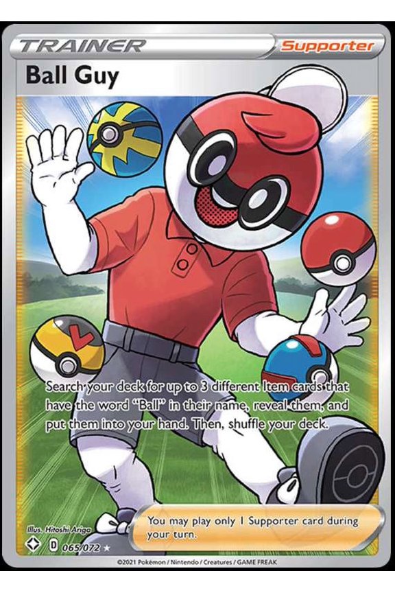 Pokemon Shining Fates Ultra Rare Ball Guy #65