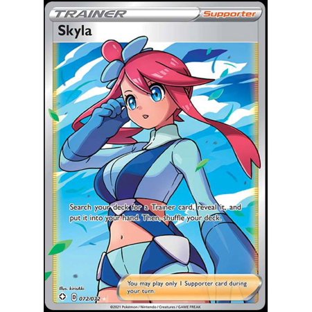 Pokemon Shining Fates Ultra Rare Skyla #72