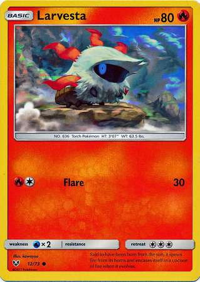 larvesta pokemon card - 018/086 (Master BALL Pattern) - SV11B: Black Bolt [MASTER BALL PATTERN] [Near Mint] [Fire][Colorless] Pokemon 2025 SV11B Black Bolt