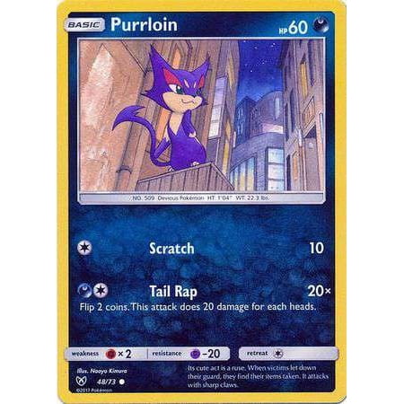 Pokemon Shining Legends Common Purrloin #48