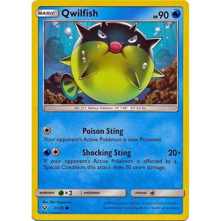 qwilfish pokemon card value Pokemon Shining Legends Common Qwilfish #21