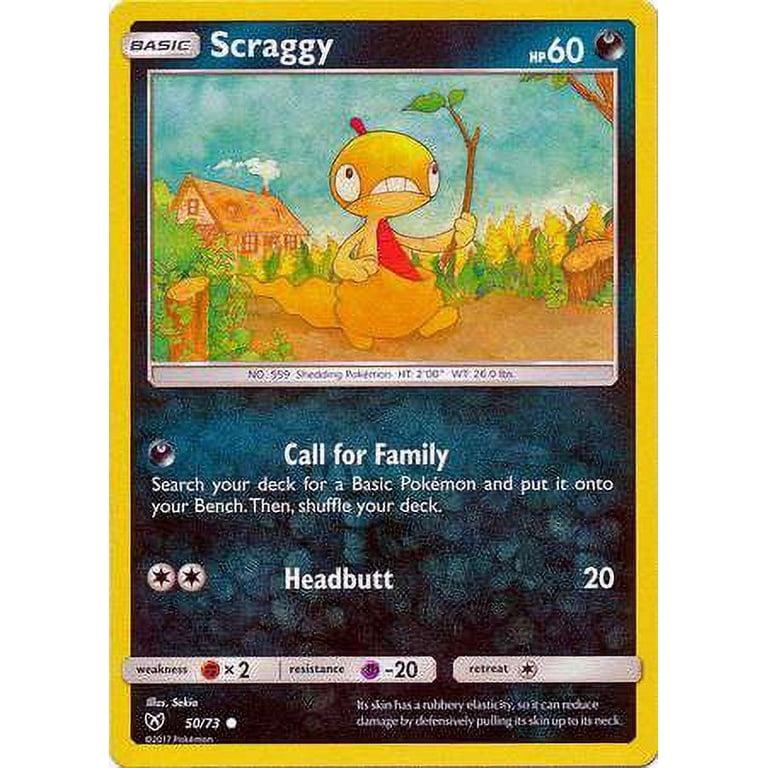 scraggy pokemon card value Pokemon Shining Legends Common Scraggy #50