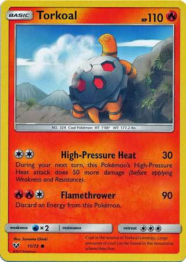 pokemon card torkoal Sword and Shield Ultra Rare Holo V #24 When your Pokmon V is Knocked Out Torkoal (Storm Emeralda 14) -