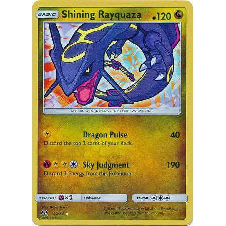 Pokemon Shining Legends Shining Rayquaza #56 - Walmart.com
