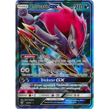 Pokemon Shining Legends Ultra Rare Zoroark-GX #53
