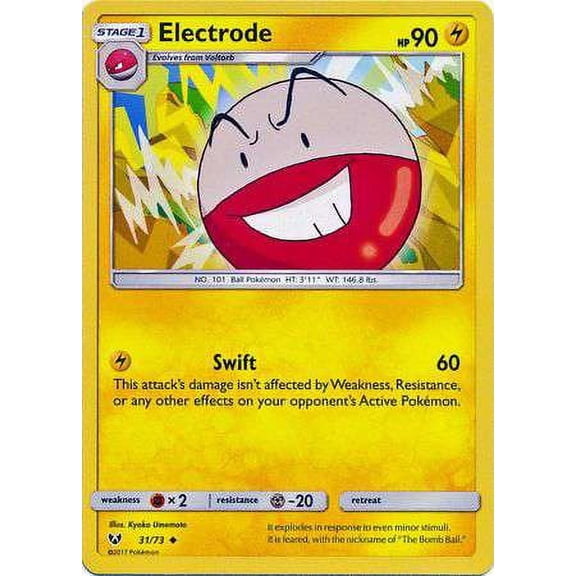 Pokemon Shining Legends Uncommon Electrode #31