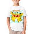 thumbnail image 1 of Pokemon Shirt for Girls Graphic Tees Boys Short Sleeve Crewneck Tops Pullover 140CM Pokemon Merch for Kids, 1 of 1