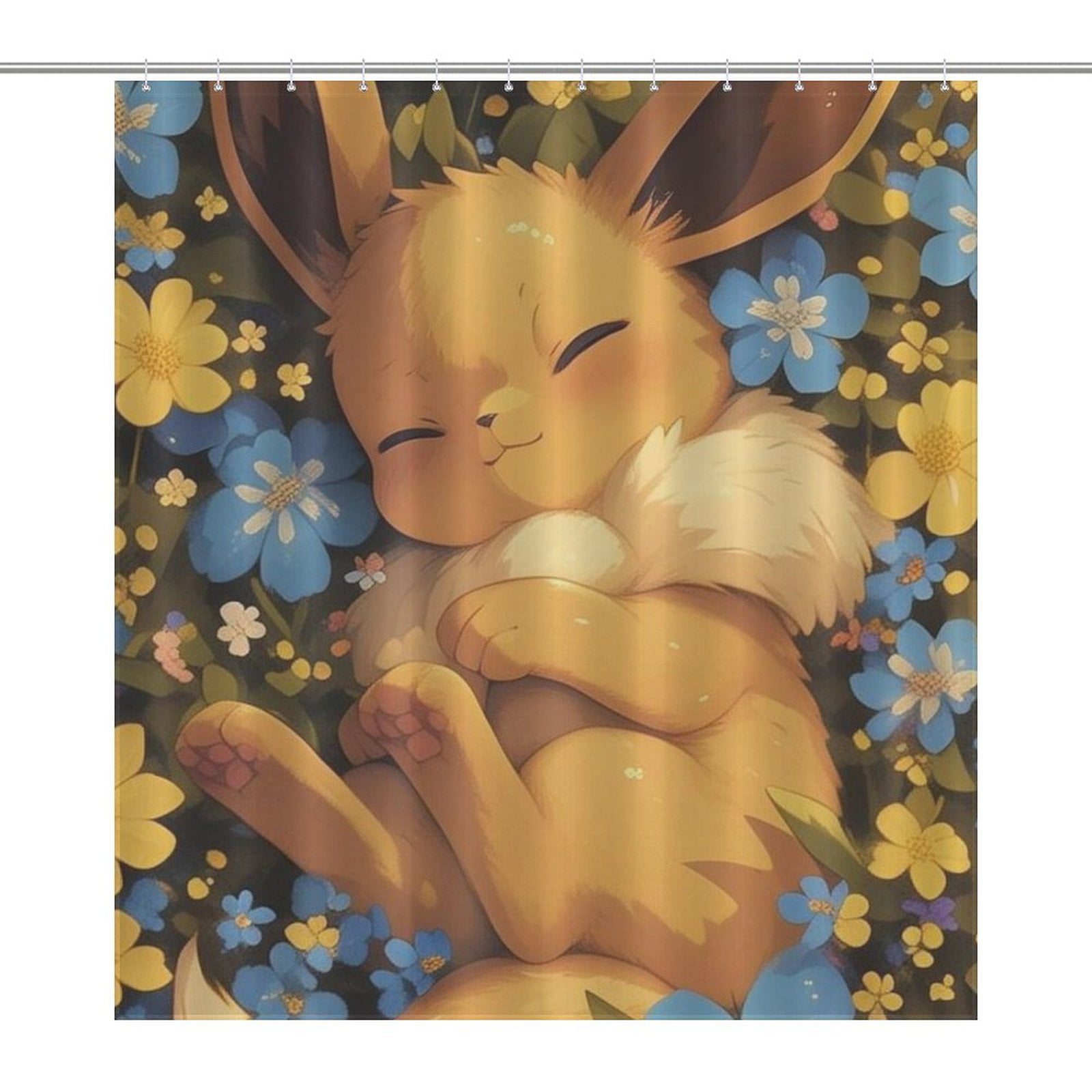 Pokemon Shower Curtain Anime Room Decor Pokemon Merch - Walmart.com