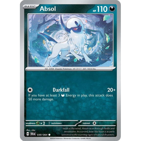 Pokemon Shrouded Fable Common Absol #30