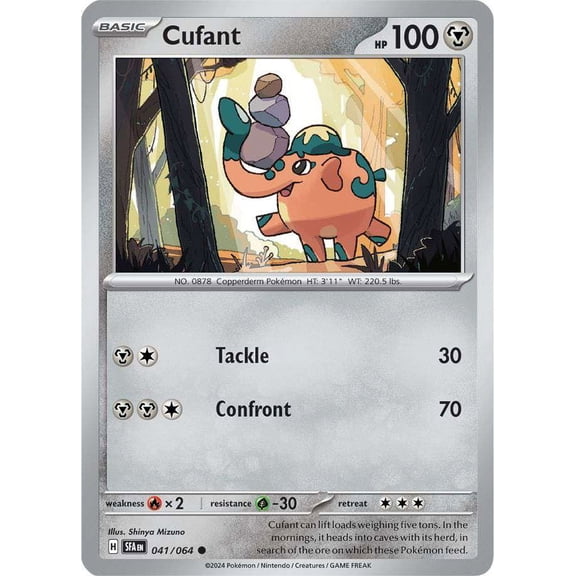 Pokemon Shrouded Fable Common Cufant #41