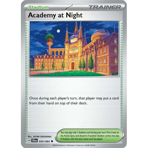 Pokemon Shrouded Fable Uncommon Academy at Night Stadium #54