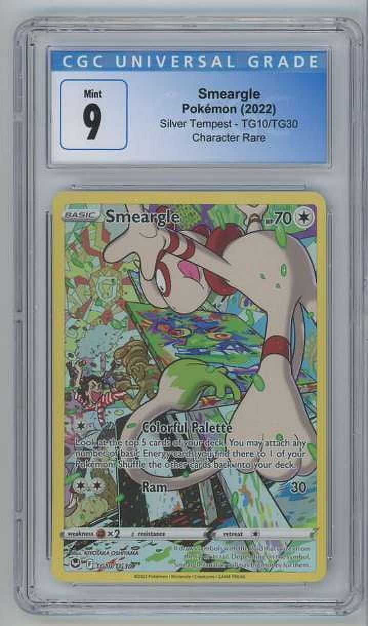 Pokemon Silver Tempest Smeargle Graded Card (CGC 9) - Walmart Business  Supplies