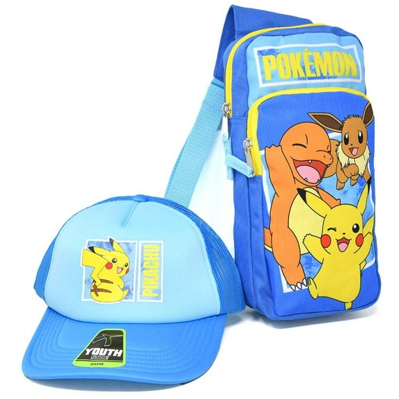 Pokemon Sling Bag & Baseball Hat Set