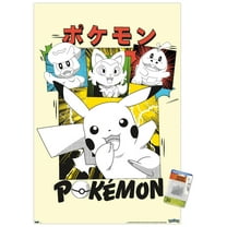 Pokemon - Smiles Anime Wall Poster with Pushpins, 22.375" x 34"